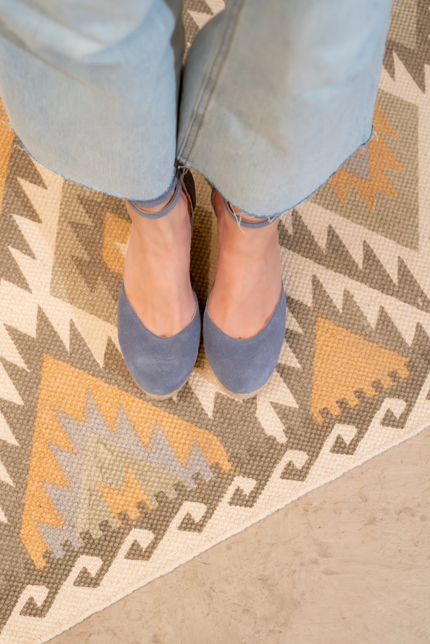 Closed-Toe Espadrille Wedges