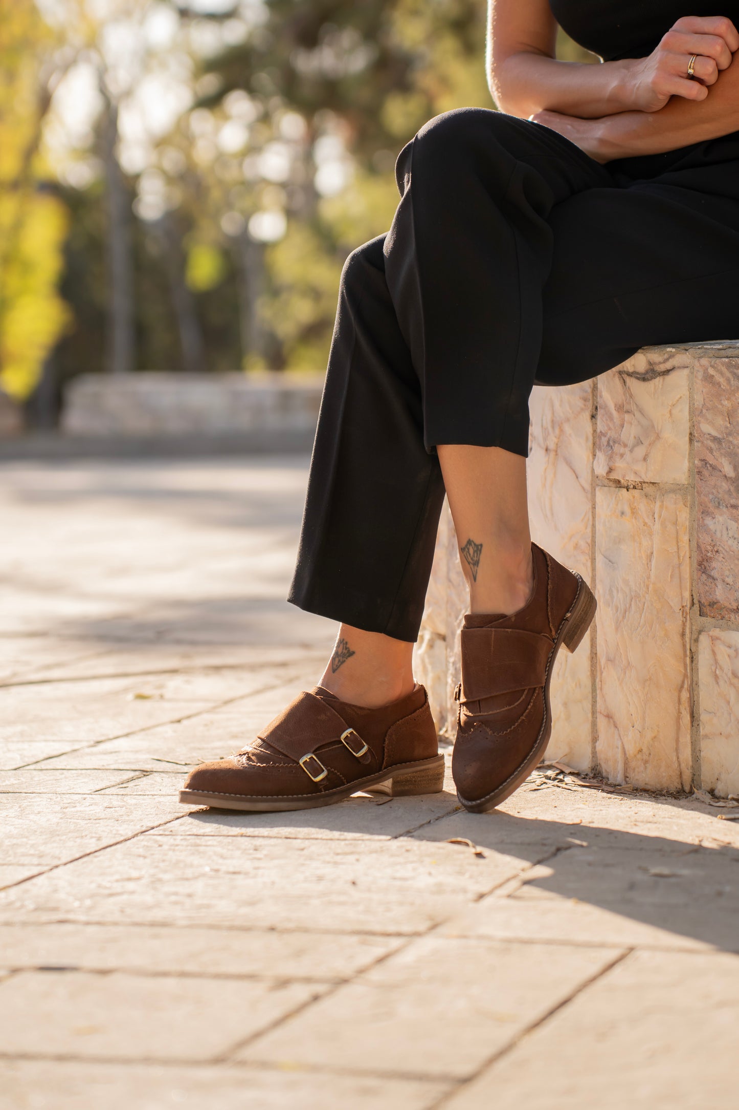 Wingtip Oxfords (Brogues) with a Monk Strap