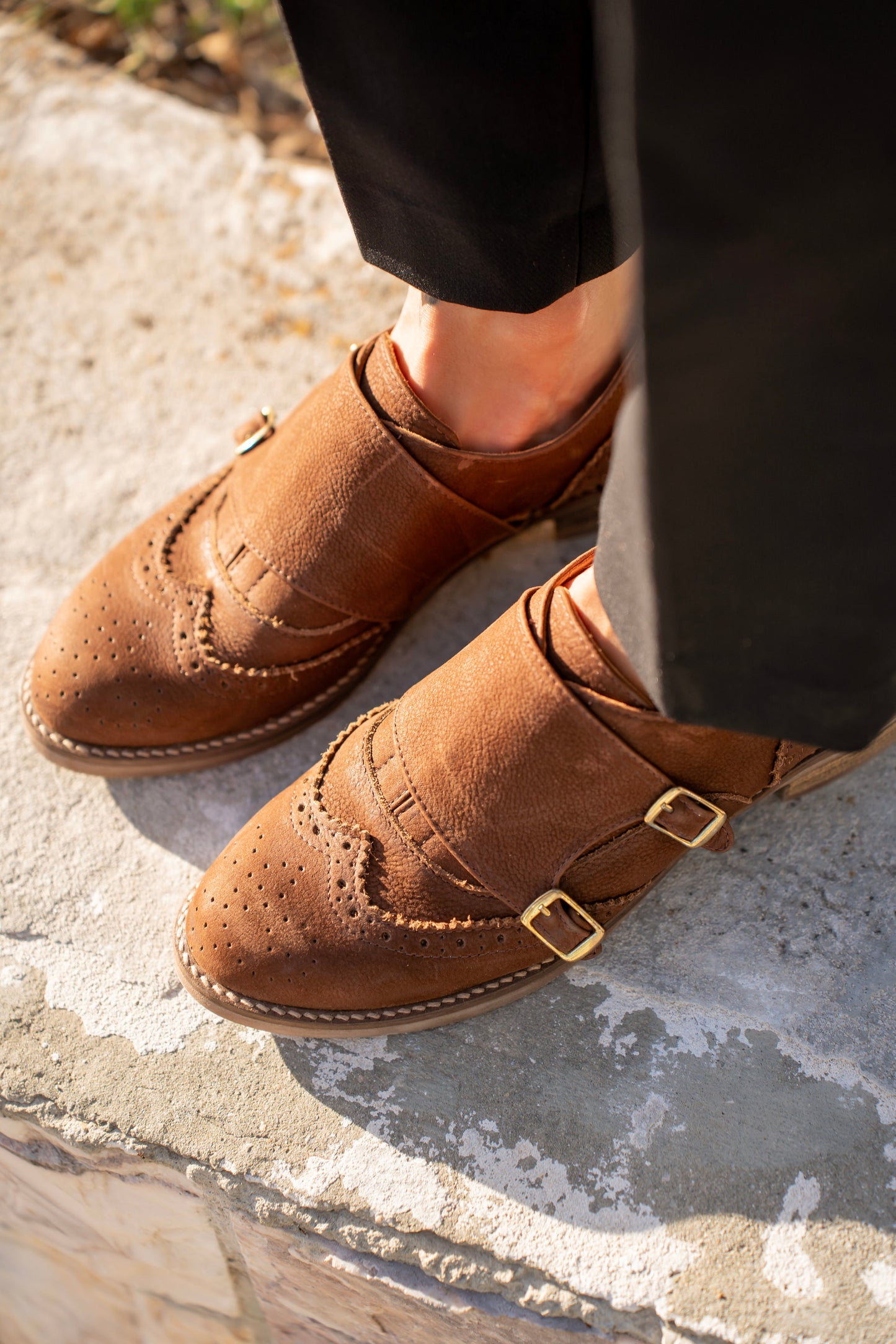 Wingtip Oxfords (Brogues) with a Monk Strap