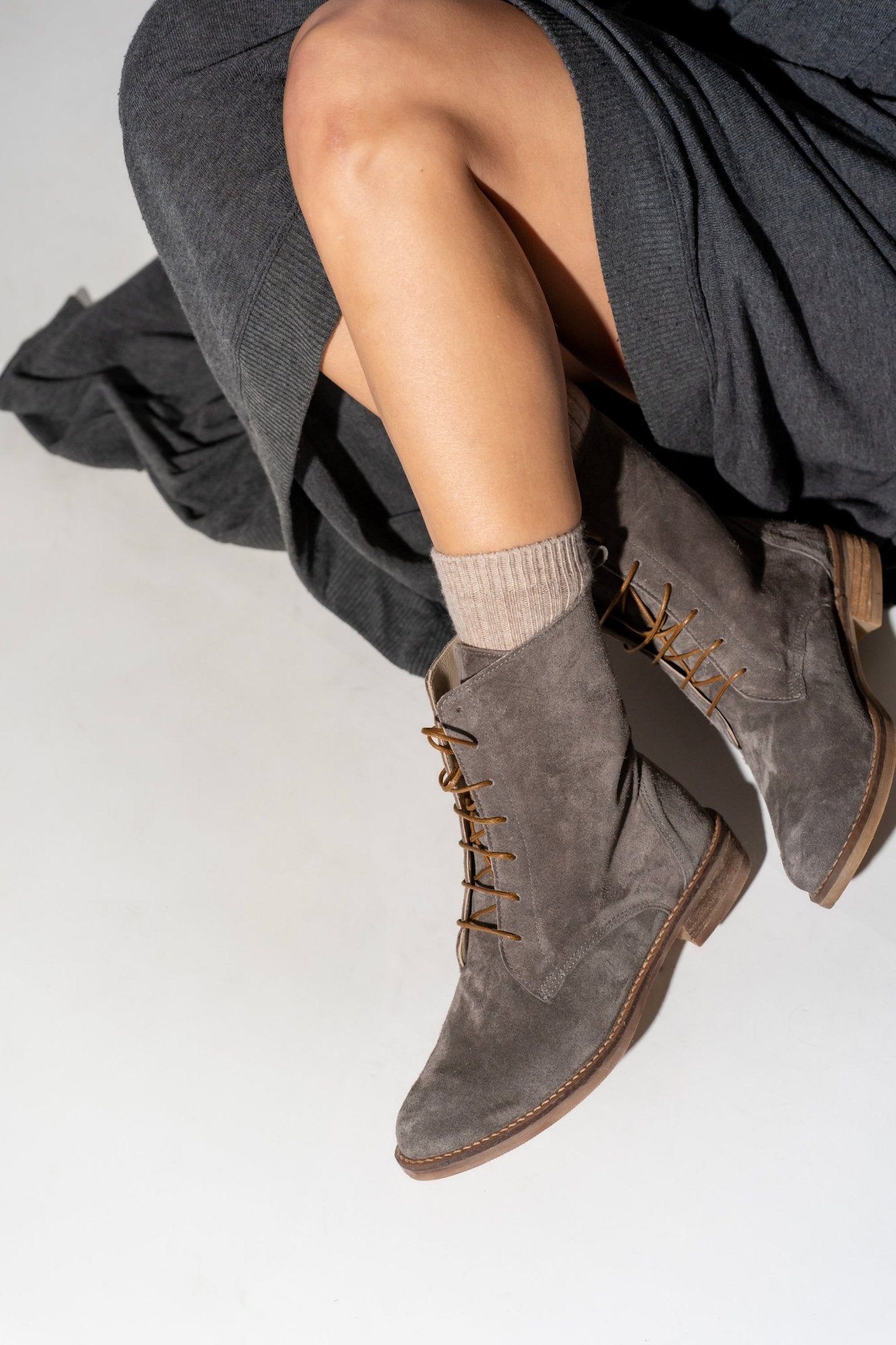 The Workshop - English Biker Boots Grey