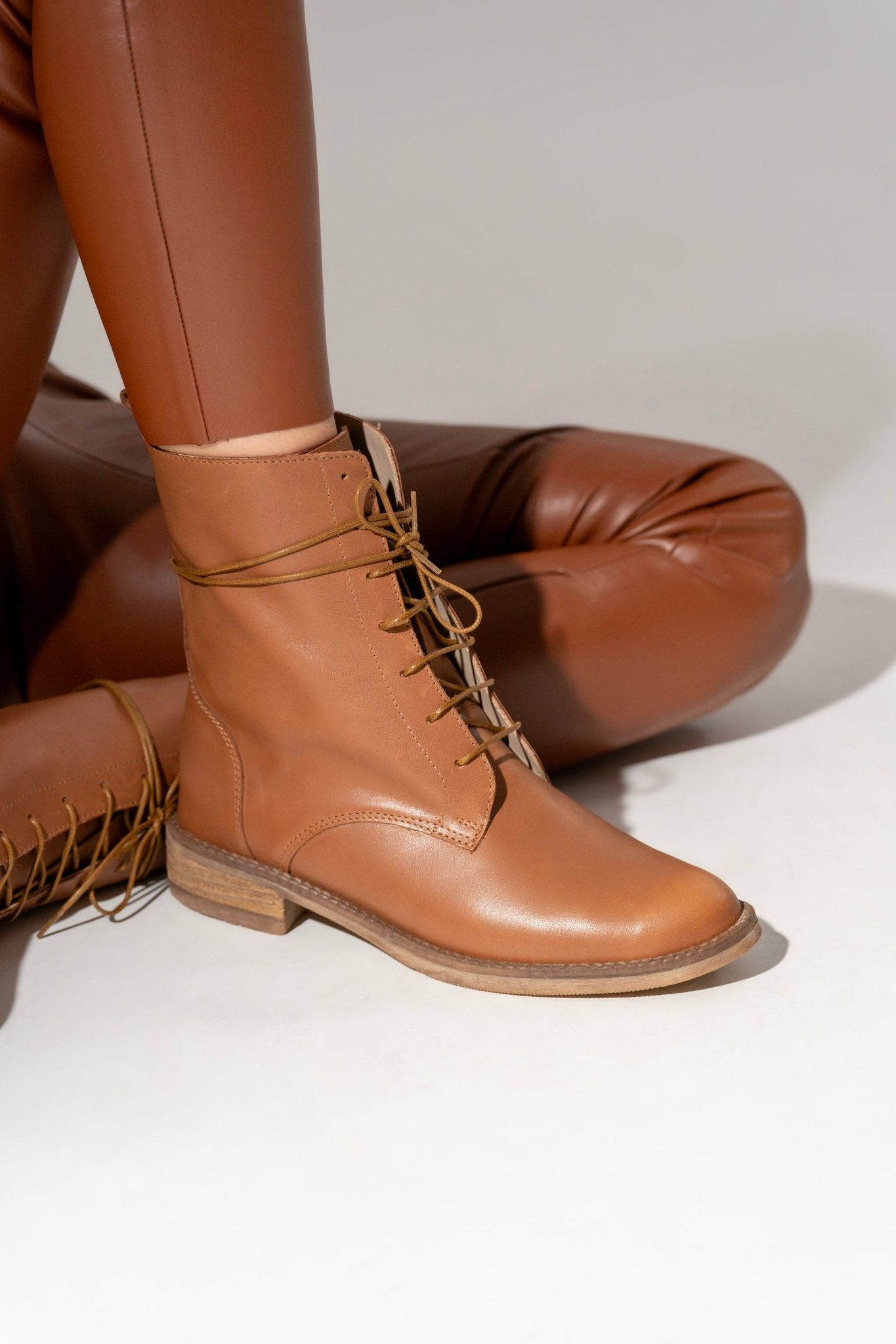 The Workshop - English Biker Boots Brown